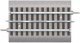 FasTrack(TM) Track w/Roadbed - 3-Rail -- 1/2 Straight Track - 5′ 12.7cm, O, Lionel 612024