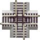 American Flyer(R) FasTrack(R) -- 90-Degree Crossing, S, Lionel 649864