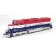 EMD SD45 - Standard DC - Paragon4(TM) -- Erie Lackawanna 3632 (Bicentennial, red, white, blue), HO, Broadway Limited Imports 980