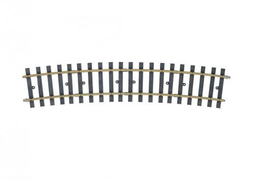 Curved Track -- 15 Degrees 1,550mm 61′ Radius, I, Marklin, Inc 59074