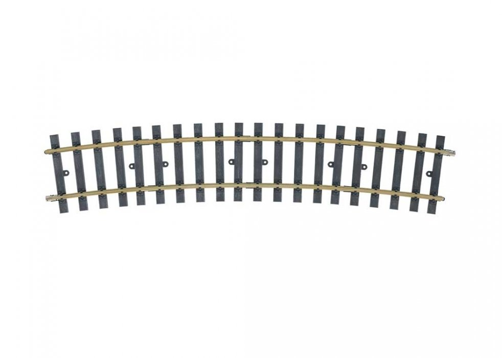 Curved Track -- 15 Degrees 1,550mm 61′ Radius, I, Marklin, Inc 59074