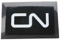 Embossed Die-Cut Metal Sign -- Canadian National, All Scales, Microscale Industries Inc 10041