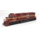 EMD SD45 - Standard DC - Paragon4(TM) -- Louisville & Indiana 3002 (Honoring Our Veterans, brown, gold), HO, Broadway Limited Im