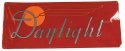 Embossed Die-Cut Metal Sign -- Southern Pacific Daylight, All Scales, Microscale Industries Inc 10501