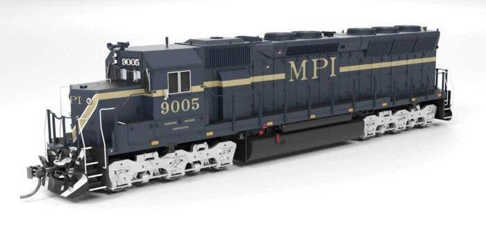 EMD SD45 - Standard DC - Paragon4(TM) -- Motive Power International Leasing MPI 9005 (blue, gold), HO, Broadway Limited Imports 