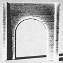 Tunnel Portal - Single Track -- Concrete 4-3/4 x 4-3/4′ 11.5 x 11.5cm, HO, Pre-Size Model Specialities 113