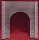 Tunnel Portal - Single Track -- Concrete 4-3/4 x 4-3/4′ 11.5 x 11.5cm, HO, Pre-Size Model Specialities 113