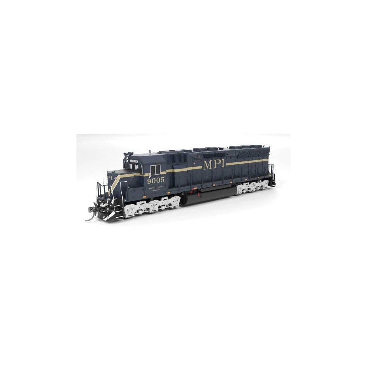 EMD SD45 - Standard DC - Paragon4(TM) -- Motive Power International Leasing MPI 9019 (blue, gold), HO, Broadway Limited Imports 