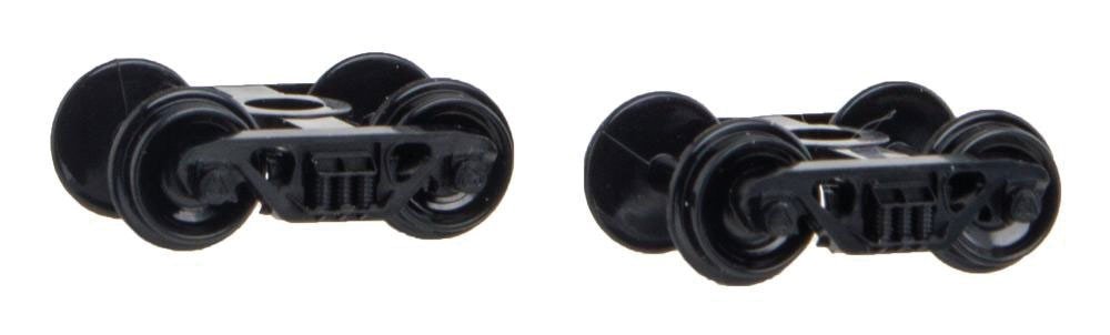 Barber Roller Bearing Trucks w/36′ Wheels -- 1 Pair, N, Micro Trains Line 302080