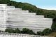 Bridge Abutment Wing Walls -- Poured Concrete pkg(2), HO, Monroe Models 115