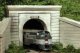 Single-Track Tunnel Portal -- Grooved Concrete Face, N, Monroe Models 214