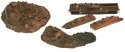 Scrap Yard Set -- 1 Large Scrap Pile, 1 Medium Scrap Pile & 1 Gondola Load of Scrap, N, Monroe Models 9104