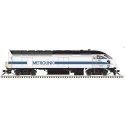 Motive Power Industries MP36PH-3C - Standard DC - Master Silver -- Metrolink 891 (red, white, blue, PTC Decal), HO, Atlas Model 