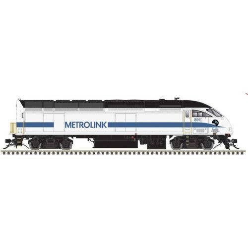 Motive Power Industries MP36PH-3C - Standard DC - Master Silver -- Metrolink 891 (red, white, blue, PTC Decal), HO, Atlas Model 