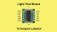 Add-On Light Test Board -- For Decoder Buddy V1 and V5 Motherboard 494-NTZ4 & NTZ5 (Sold Separ, All Scales, Nix Trains NTZ7