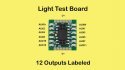 Add-On Light Test Board -- For Decoder Buddy V1 and V5 Motherboard 494-NTZ4 & NTZ5 (Sold Separ, All Scales, Nix Trains NTZ7