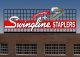Swingline Staplers Animated Neon Billboard -- Large for HO & O Scales - 6-7/8 x 2-11/1, All Scales, Micro Structures 883401