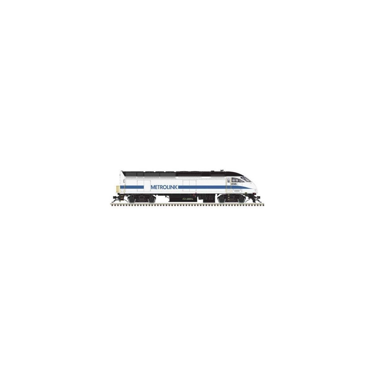Motive Power Industries MP36PH-3C - Standard DC - Master Silver -- Metrolink 894 (red, white, blue, Renewable Fuel Decal), HO, A