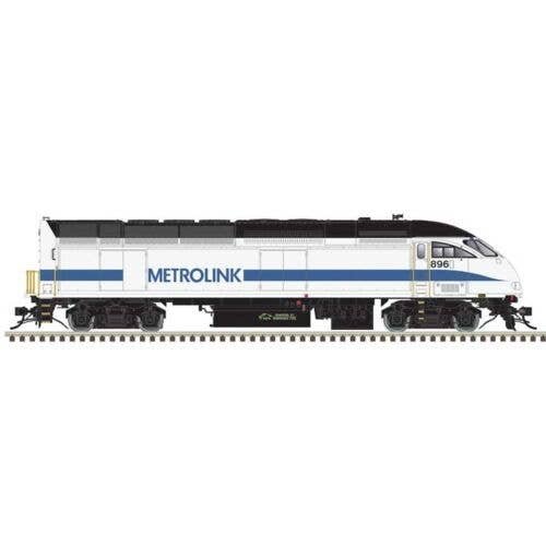 Motive Power Industries MP36PH-3C - Standard DC - Master Silver -- Metrolink 894 (red, white, blue, Renewable Fuel Decal), HO, A