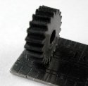 Reverse Worm Gear -- Delrin - 0.4mod x 21 Teeth x 9.2mm OD x 0.118′ Face x 2.45mm Bore, HO, Northwest Short Line 10446