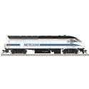 Motive Power Industries MP36PH-3C - Standard DC - Master Silver -- Metrolink 896 (red, white, blue, Renewable Fuel Decal), HO, A