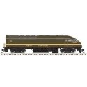 Motive Power Industries MP36PH-3C - Standard DC - Master Silver -- New Haven 222 (Fantasy Scheme, green, yellow), HO, Atlas Mode