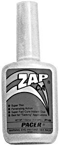 ZAP/CA Super-Thin Instant Adhesive -- 1oz 29.6mL, All Scales, Robart Mfg Inc 430