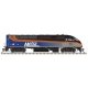 Motive Power Industries MP36PH-3C - Standard DC - Master Silver -- Metra 411 (Sliver, blue, black, black Roof), HO, Atlas Model 
