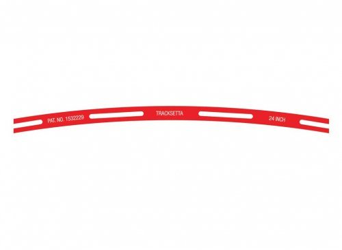 Tracksetta Track Laying Template -- 24′ 61cm Radius Curve, N, Peco NT24