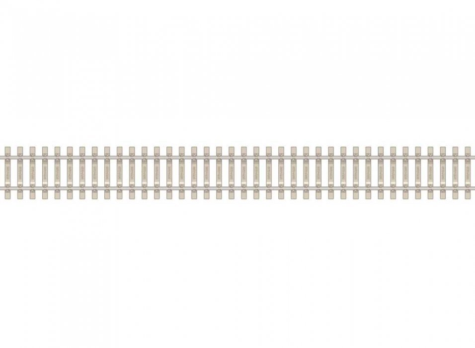 Code 100 Concrete Tie Flex Track - Streamline -- 36′ 91.4cm Section, HO, Peco SL103