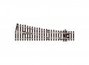 Code 100 Small Radius Turnout - Streamline -- Right Hand, Insulfrog, HO, Peco SL91