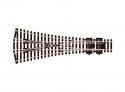 Code 100 Medium Radius Three-Way Turnout - Streamline -- Insulfrog, HO, Peco SL99