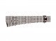 Code 75 Streamline Medium Radius Turnout -- Left Hand, Electrofrog, HO, Peco SLE196