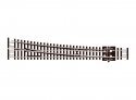 Code 55 8 Turnout, Long 36′ Radius - Electrofrog -- Right-Hand, N, Peco SLE388F