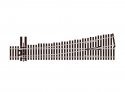 Code 70 Unifrog Medium-Radius 6 Turnout -- Left Hand, HO, Peco SLU7062