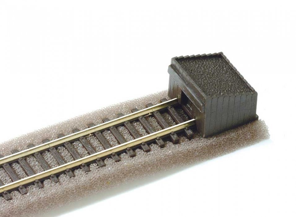 Buffer Stop Kit pkg(2) -- Sleeper Built Type, N, Peco ST8