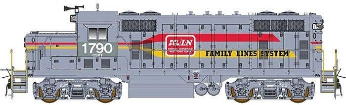 GP16 - DCC -- Ex-Family Lines (gray, red, yellow), HO, Intermountain Railway Company 49850