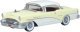 1955 Buick Century - Assembled -- Dover White, Condor Yellow, HO, Oxford Diecast 87BC55008