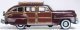 1942 Chrysler Town and Country Station Wagon - Assembled -- Regal Maroon Woody, HO, Oxford Diecast 87CB42001