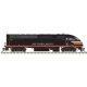 Motive Power Industries MP36PH-3C - Standard DC - Master Silver -- Southern Pacific 363 (Black Widow, black, red, silver, orange