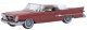 1961 Chrysler 300 Convertible - Assembled -- Top Up (Cinnamon, White), HO, Oxford Diecast 87CC61004