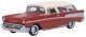 1957 Chevrolet Nomad - Assembled -- Adobe Beige, Sierra Gold, HO, Oxford Diecast 87CN57008