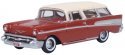 1957 Chevrolet Nomad - Assembled -- Adobe Beige, Sierra Gold, HO, Oxford Diecast 87CN57008