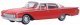 1960 Ford Fairlane 500 Town Sedan - Assembled -- Monte Carlo Red, Corinthian White, HO, Oxford Diecast 87FF60001