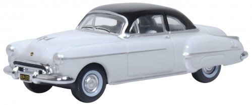 1950 Oldsmobile Rocket 88 - Assembled -- Marol Gray, Black, HO, Oxford Diecast 87OR50005