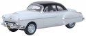 1950 Oldsmobile Rocket 88 - Assembled -- Marol Gray, Black, HO, Oxford Diecast 87OR50005