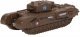 1942 Churchill Mk.III Tank - Assembled -- 1st Canadian Tank Brigade, Dieppe (green), N, Oxford Diecast NCHT002