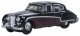1959 - 1961 Jaguar MkVIII-IX - Assembled -- Black, Imperial Maroon, N, Oxford Diecast NJAG9004