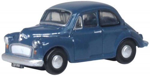 1948 Morris Minor Saloon - Assembled -- Trafalgar Blue, N, Oxford Diecast NMOS007