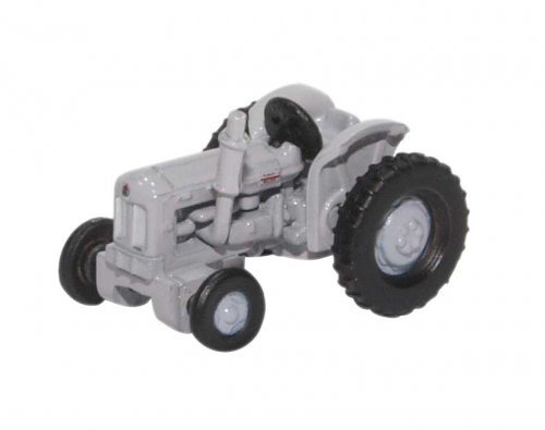 Fordson Tractor - Assembled -- Matte Gray, N, Oxford Diecast NTRAC004